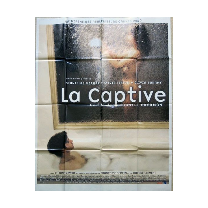 AFFICHE FILM : affiche de cinéma du film " La captive" dimension 115 x 158 mm (E016)