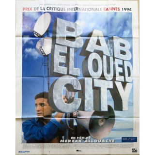 AFFICHE FILM : affiche de cinéma du film "Bab El-Oued City" de 1994 dimension 115 x 158 cm (E017)