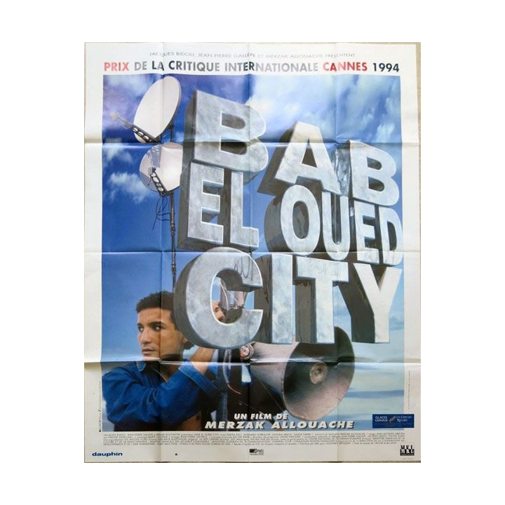 AFFICHE FILM : affiche de cinéma du film "Bab El-Oued City" de 1994 dimension 115 x 158 cm (E017)