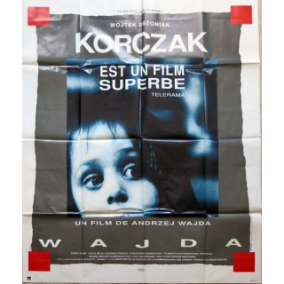 AFFICHE FILM : affiche de cinéma du film "Korczak" 1991 dimension 115 x 158 cm (E017)