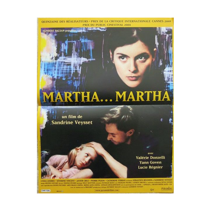 AFFICHE FILM : affiche de cinéma du film "Martha... Martha" de 2001 dimension 40 x 53,5 cm (E039)