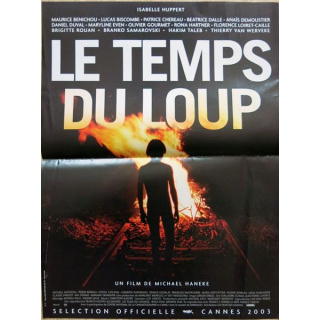 AFFICHE FILM : affiche de cinéma du film "Le temps du loup" 2003 dimension 40 x 54 cm (E039)