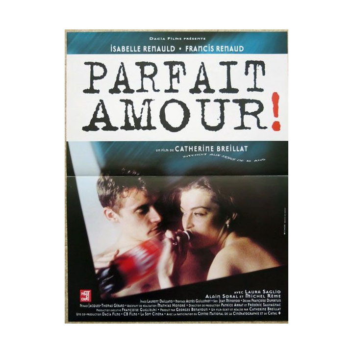 AFFICHE FILM : affiche de cinéma du film " Parfait amour " dimension 40 x 53,5 cm (E039)