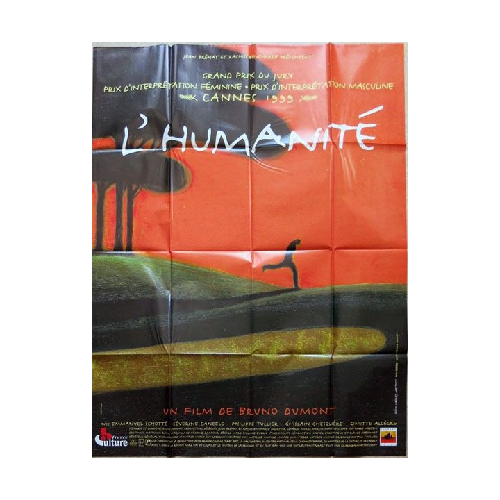 AFFICHE FILM : affiche de cinéma du film "L'Humanité"de 1999 dimension 115 x 158 cm (E037)