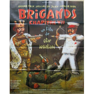 AFFICHE FILM : affiche de cinéma du film "Brigands, chapitre VII"  de 1997 dimension 115 x 158 cm (E014)