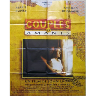 AFFICHE FILM : affiche de cinéma du film "Couples et amants" de 1994 dimension 115 x 158 cm (E008)