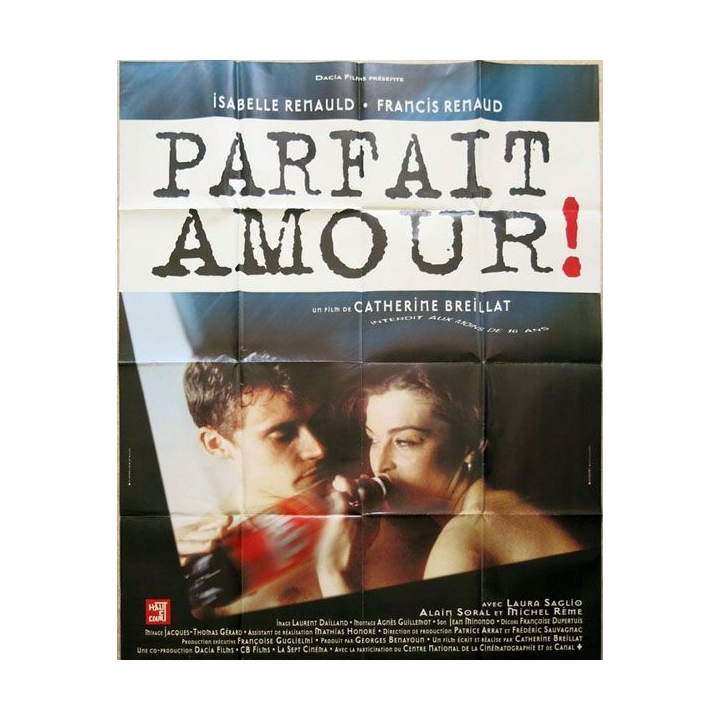 AFFICHE FILM : affiche de cinéma du film "Parfait amour!" de 1996 dimension 115 x 158 cm (E037)