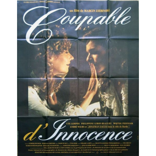 AFFICHE FILM : affiche de cinéma du film "Coupable d'innocence" de 1992 dimension 115 x 158 cm (E012)