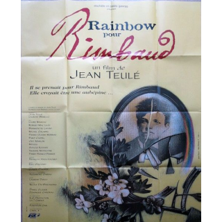 AFFICHE FILM : affiche de cinéma du film "Rainbow pour Rimbaud" de 1996 dimension 115 x 158 cm (E038)