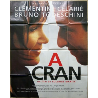 AFFICHE FILM : affiche de cinéma du film "A cran" de 1995 dimension 115 x 158 cm (E038)