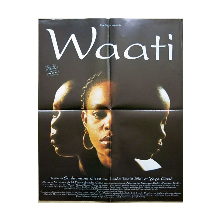 AFFICHE FILM : affiche de cinéma du film "Waati" 1995 dimension 60 x 80 cm (E005)
