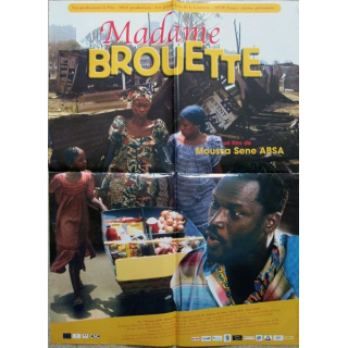 AFFICHE FILM : affiche de cinéma du film "Madame brouette" 2004 dimension 60 x 80 cm (E038)