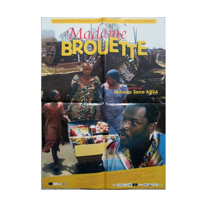 AFFICHE FILM : affiche de cinéma du film "Madame brouette" 2004 dimension 60 x 80 cm (E038)