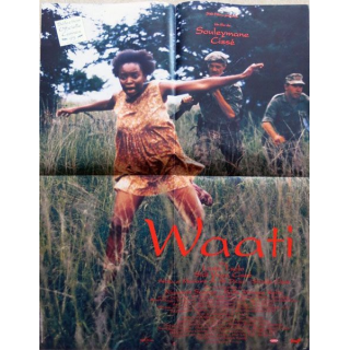 AFFICHE FILM : affiche de cinéma du film "Waati" 1995 dimension 60 x 80 cm (E038)