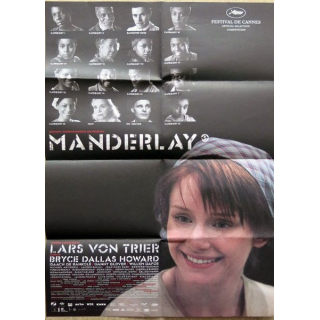 AFFICHE FILM : affiche de cinéma du film "Manderlay" 2005 dimension 70 x 100 cm (E038)