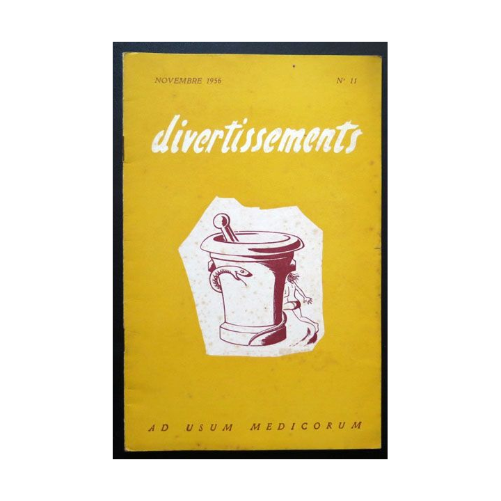 Divertissements n° 11 novembre 1956 Ad usum medicorum