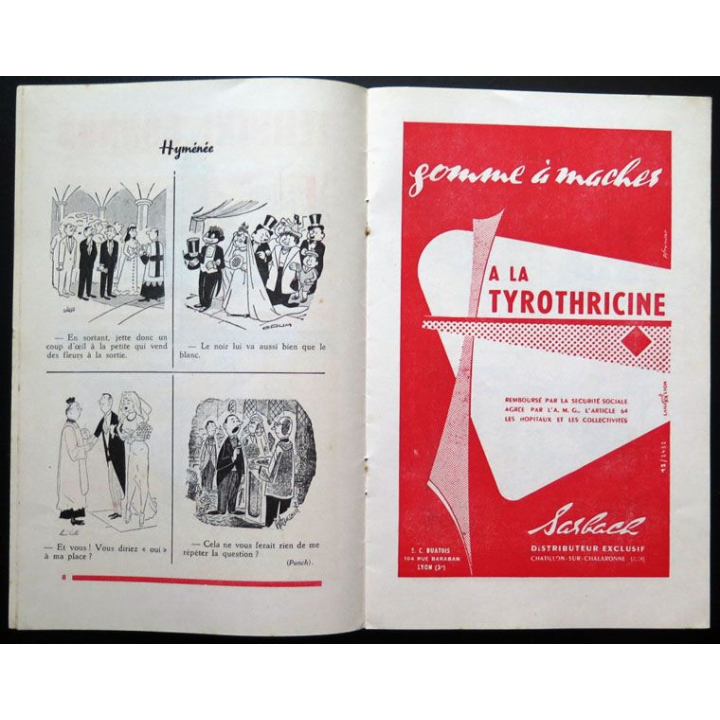 Divertissements n° 11 novembre 1956 Ad usum medicorum