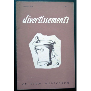 Divertissements n° 3 mars 1958 Ad usum medicorum