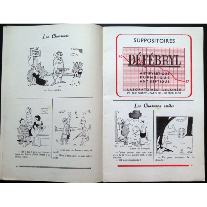 Divertissements n° 10 Octobre 1952 Ad usum medicorum