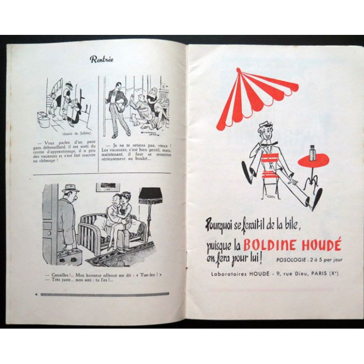 Divertissements n° 9 septembre 1955 Ad usum medicorum