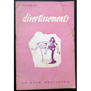 Divertissements n° 12 - décembre 1954 - Ad usum medicorum