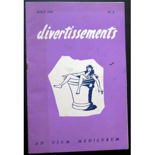 Divertissements n° 8 - août 1954 - Ad usum medicorum 