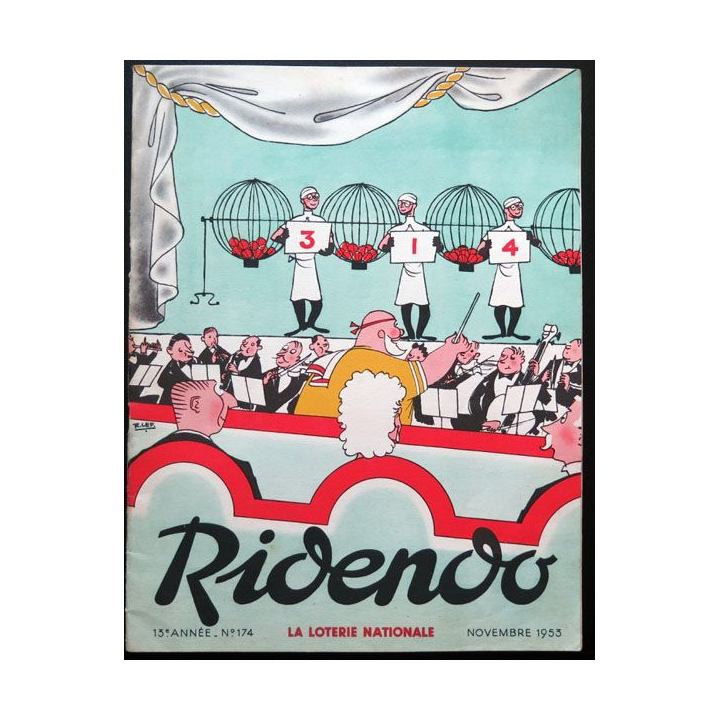 Ridendo n° 174 - novembre 1953 Humour La Loterie nationale 
