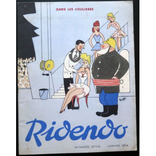 Ridendo n° 176 - Janvier 1954 Humour Dans les coulisses (