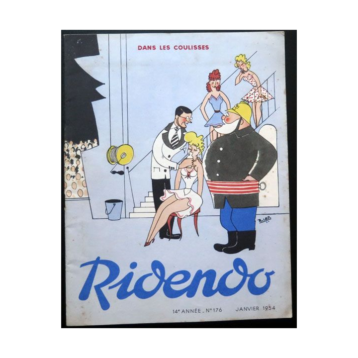 Ridendo n° 176 - Janvier 1954 Humour Dans les coulisses (