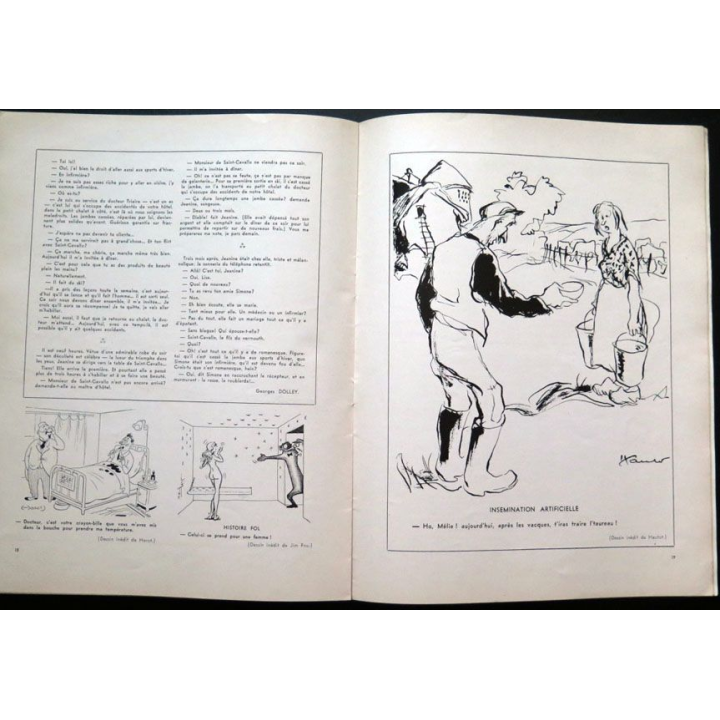Ridendo n° 176 - Janvier 1954 Humour Dans les coulisses (