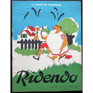Ridendo n° 169 - Avril 1953 Humour le retour des Hirondelles