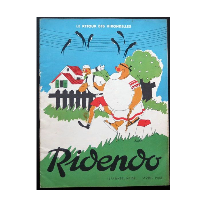 Ridendo n° 169 - Avril 1953 Humour le retour des Hirondelles