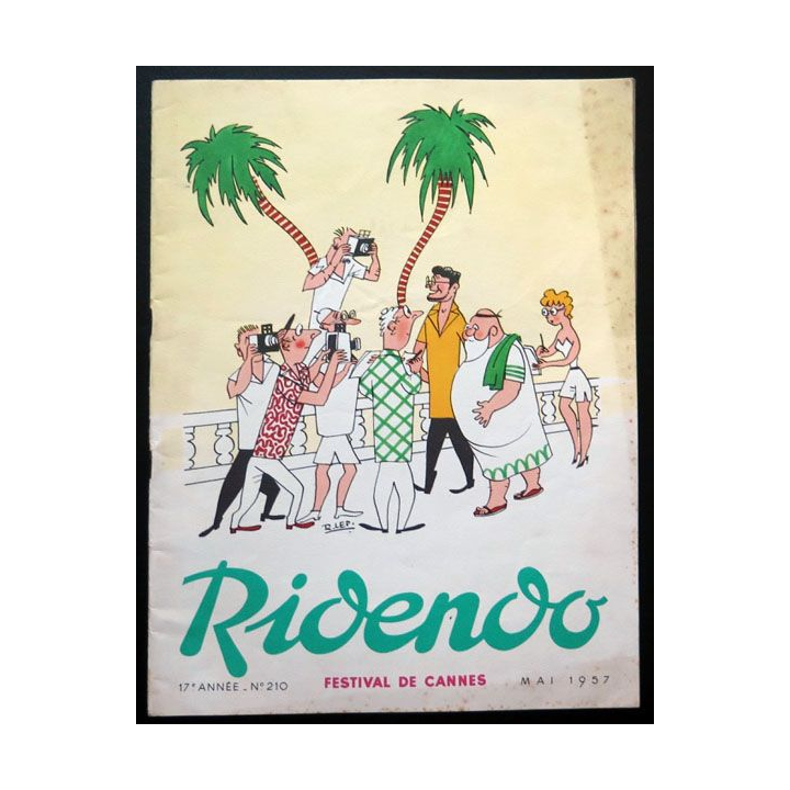 Ridendo n° 210 - Mai 1957 Humour Festival de Cannes