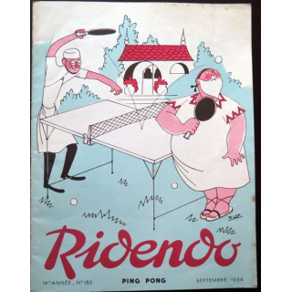 Ridendo n° 182 - Septembre 1954 Ping Pong 