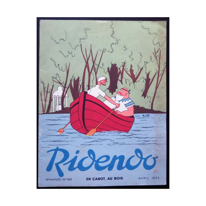 Ridendo n° 189 - Avril 1955 En canot, au bois