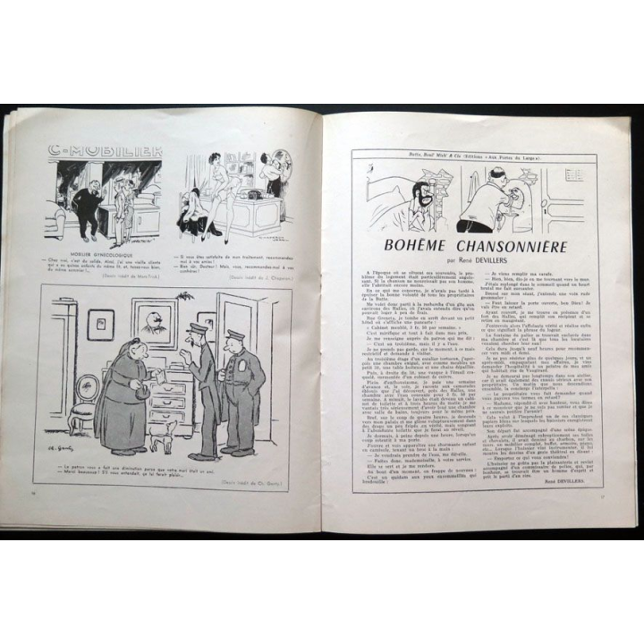 Ridendo n° 189 - Avril 1955 En canot, au bois