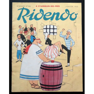 Ridendo n° 186 - Janvier 1955 A Saint germain des Prés