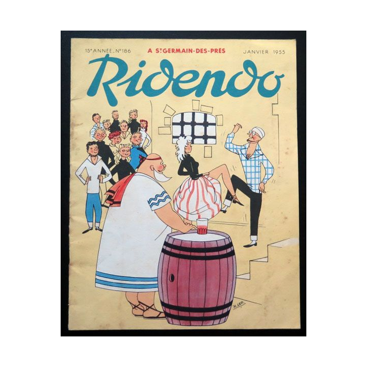 Ridendo n° 186 - Janvier 1955 A Saint germain des Prés
