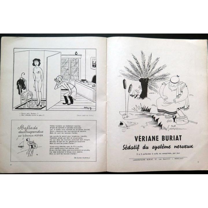 Ridendo n° 186 - Janvier 1955 A Saint germain des Prés