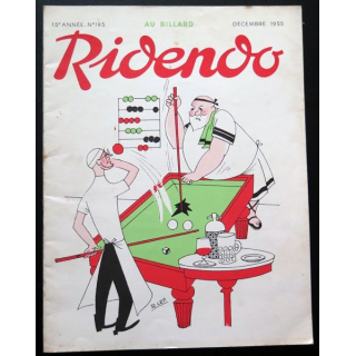 Ridendo n° 195 -Décembre 1955 Au billard 
