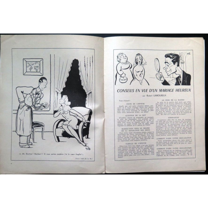 Ridendo n° 198 - Mars 1956 Humour Mars érotique