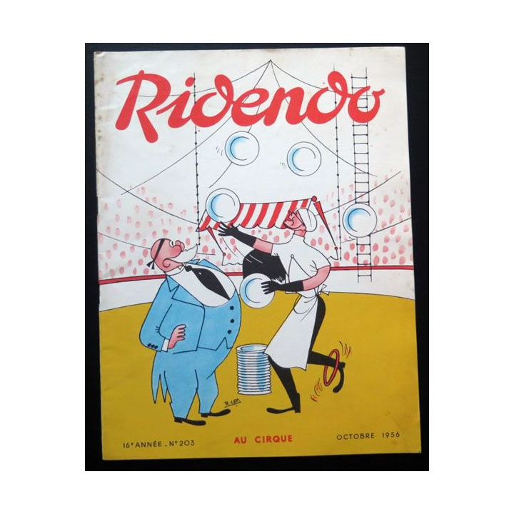 Ridendo n° 203 - Octobre 1956 Humour Au cirque érotique
