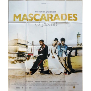 AFFICHE FILM : affiche de cinéma du film "Mascarades" de 2008 dimension 115 x 158 cm (E018)