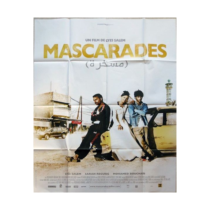 AFFICHE FILM : affiche de cinéma du film "Mascarades" de 2008 dimension 115 x 158 cm (E018)