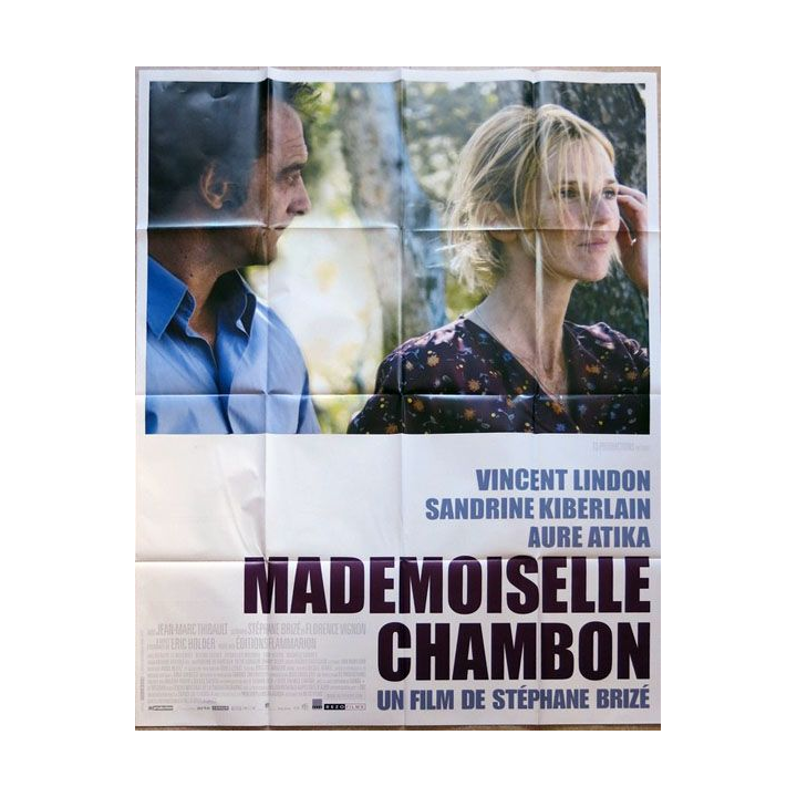 AFFICHE FILM : affiche de cinéma du film " Mademoiselle Chambon " dimension 115 x 158 cm (E019)
