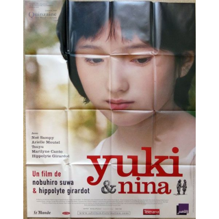 AFFICHE FILM : affiche de cinéma du film " Yuki & Nina " dimension 115 x 158 cm (E019)