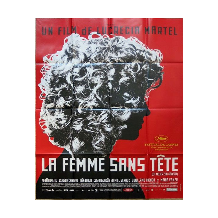 AFFICHE FILM : affiche de cinéma du film " La femme sans tête " dimension 115 x 158 cm (E020)