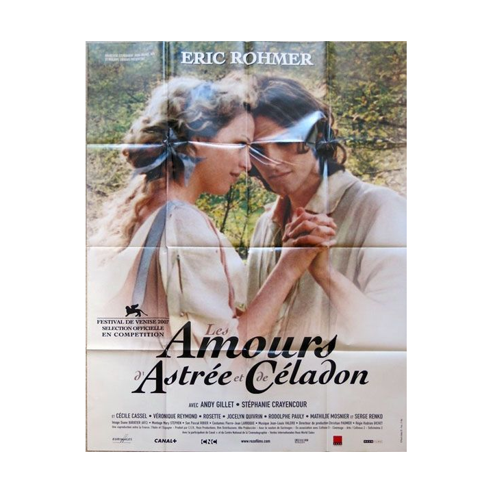 AFFICHE FILM : affiche de cinéma du film "Les Amours d'Astrée et de Céladon" 2007 dimension 115 x 158 cm (E021)