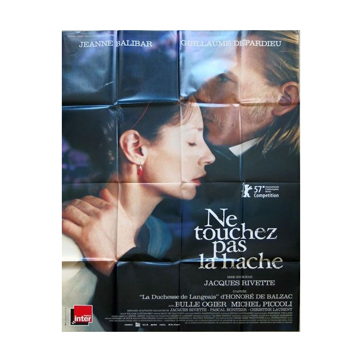 AFFICHE FILM : affiche de cinéma du film "Ne touchez pas la hache" 2007 dimension 115 x 158 cm (E021)