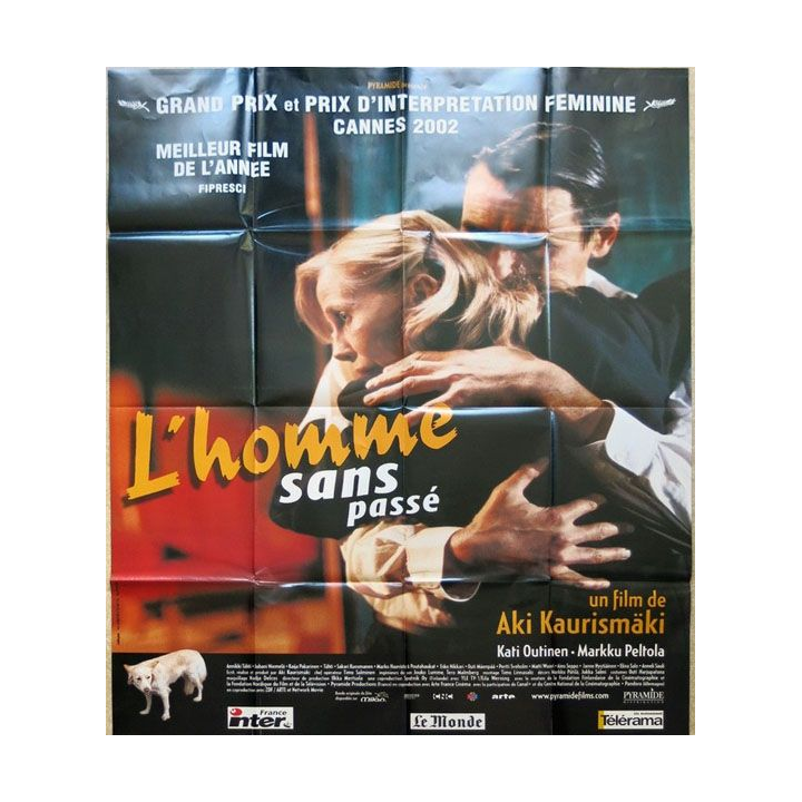 AFFICHE FILM : affiche de cinéma du film "L'Homme sans passé" 2002 dimension 115 x 158 cm (E021)